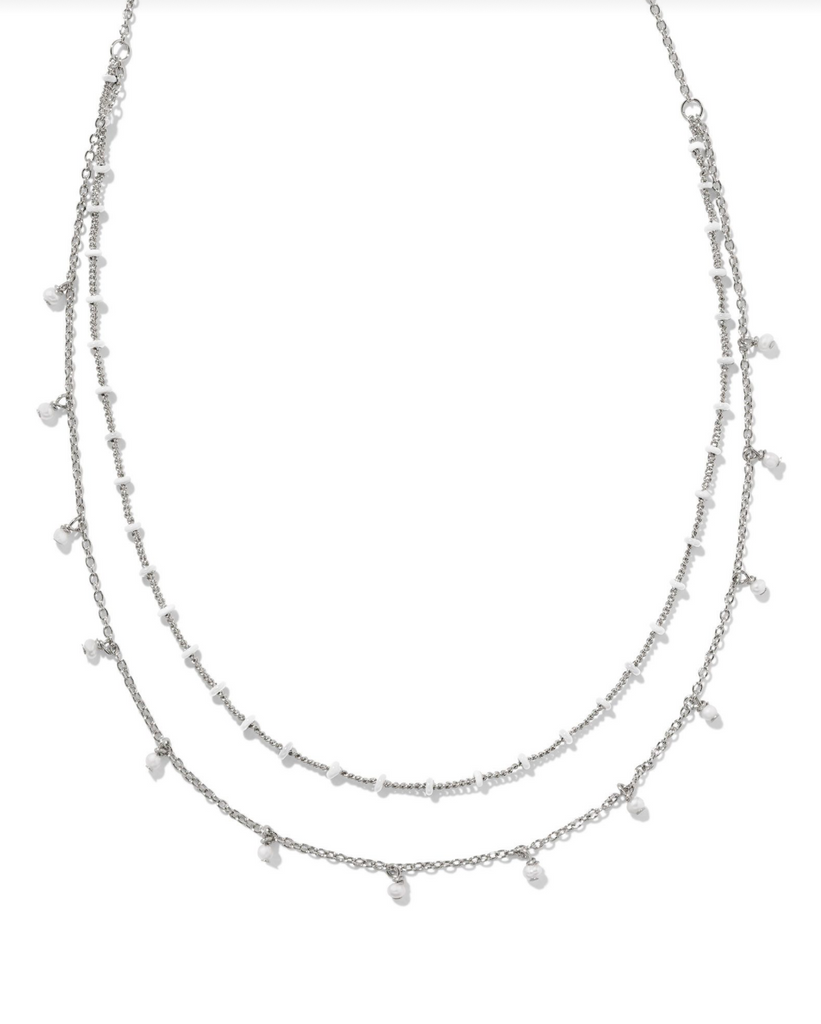 Eve Multi Strand Necklace Jewelry Kendra Scott Silver White Mix  