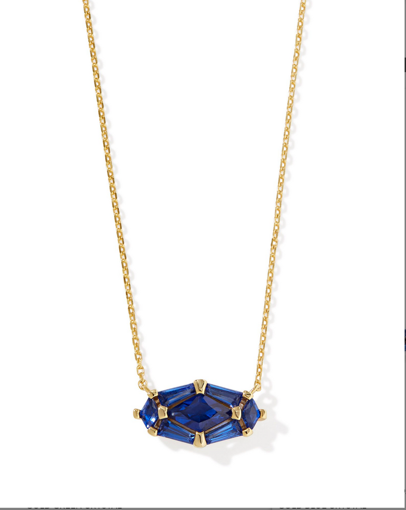 Lindy Rae Elisa Pendant Jewelry Kendra Scott Gold Blue Crystal  