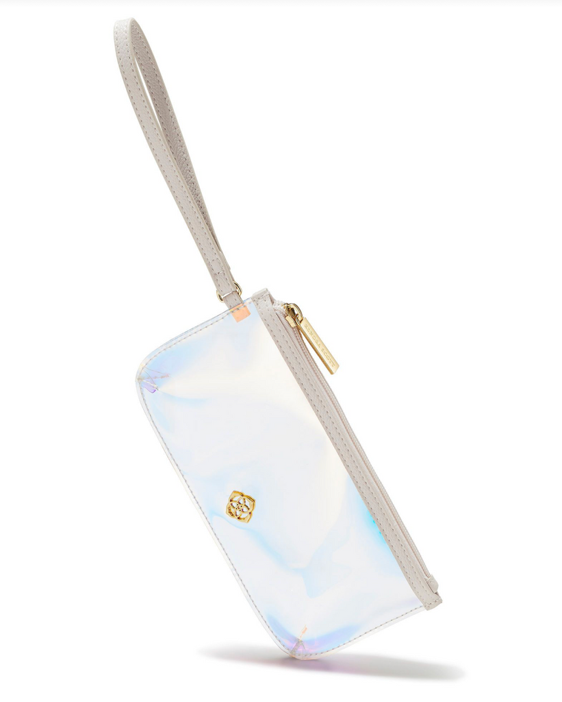 Clear Wristlet Bags Kendra Scott Iridescent