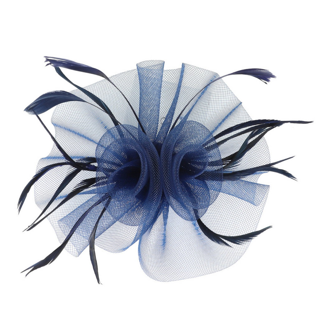 New Ideas Fascinator Accessories Peacocks & Pearls Navy