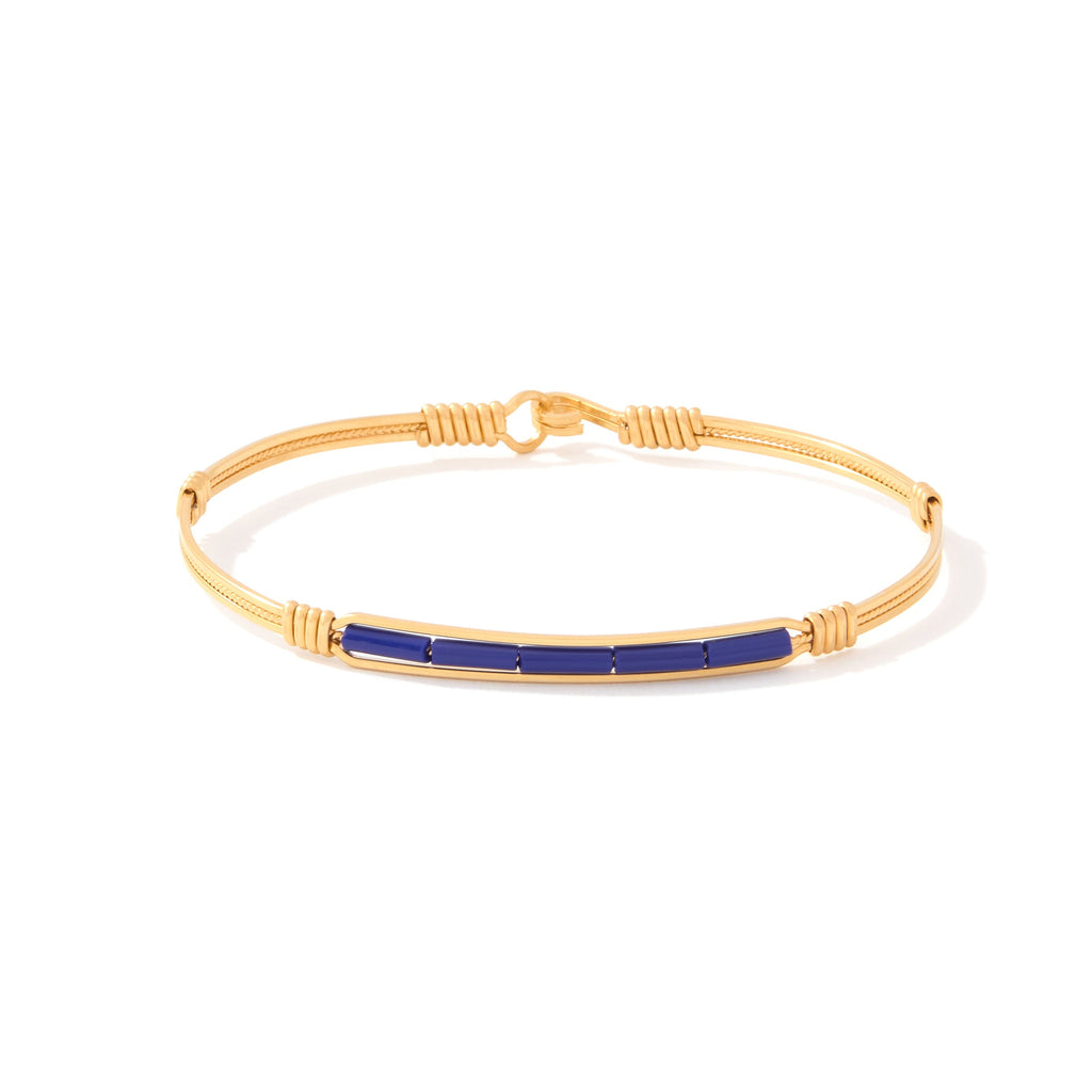 Thin Blue Line Bracelet Jewelry Ronaldo Gold 6 