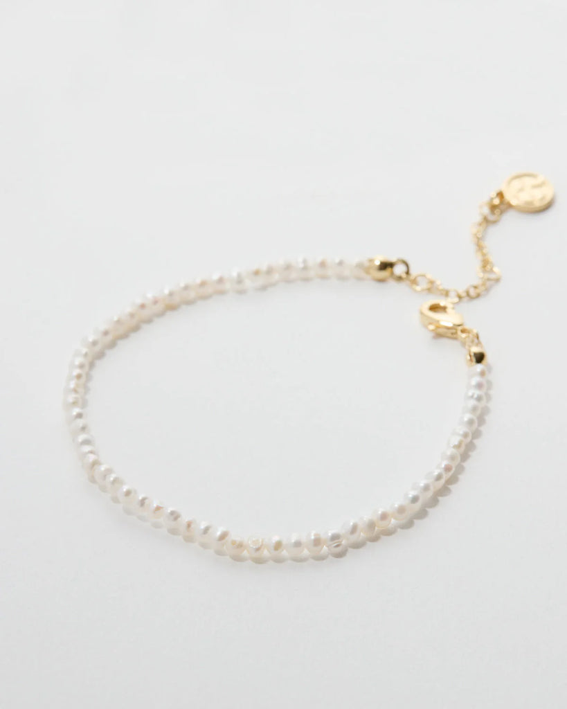 Grit Seed Pearl Bracelet Jewelry Bryan Anthony's Gold  