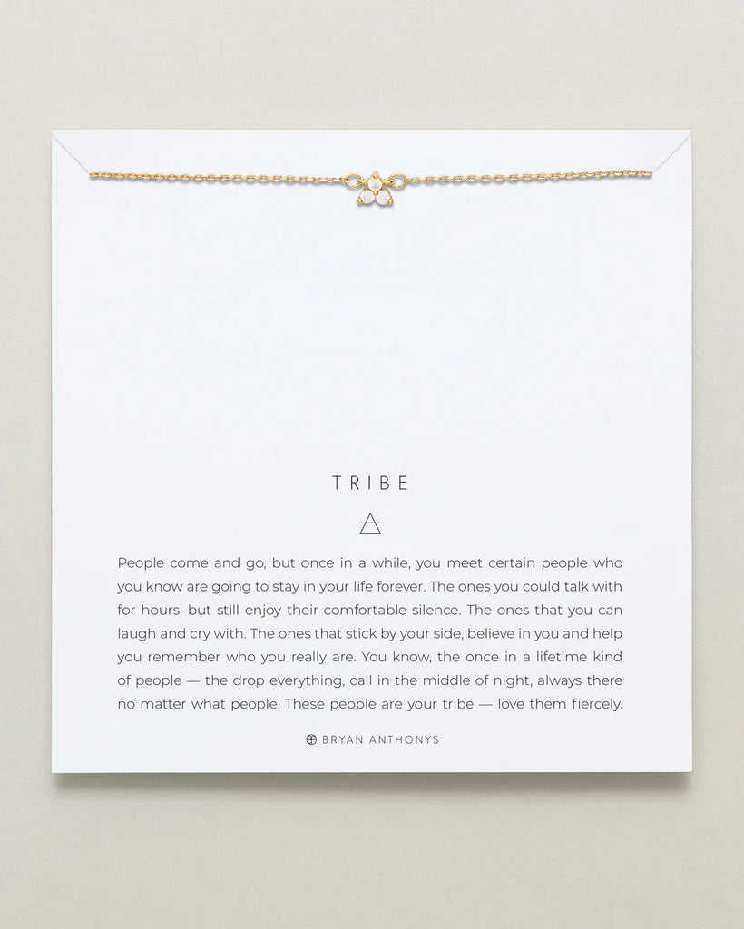 Tribe Dainty Friendship Necklace Jewelry Bryan Anthony's Gold  