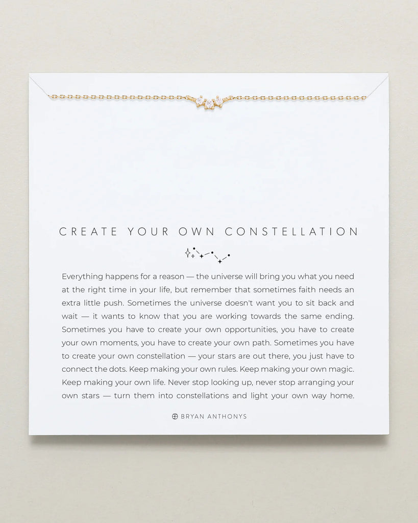 Create Your Own Constellations Necklace Jewelry Bryan Anthony's Gold