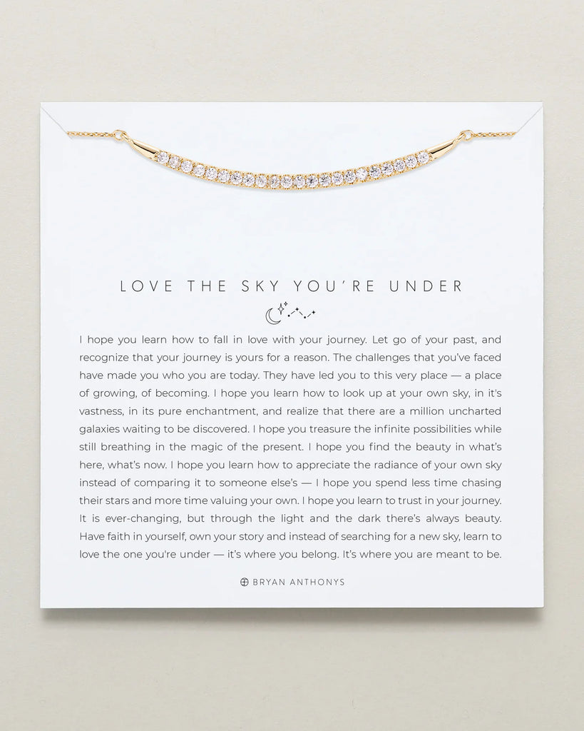 Love The Sky You're Under Pave Necklace Jewelry Bryan Anthony's