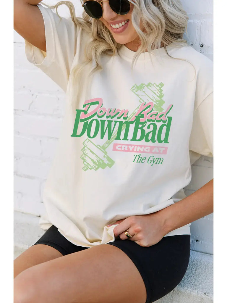 Down Bad Tee Clothing Peacocks & Pearls   