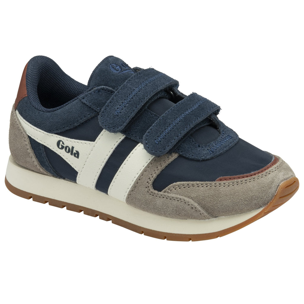 Children's Austin Strap Sneaker Shoes Gola Navy Y10