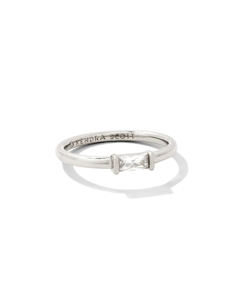 Juliette Band Ring Jewelry Kendra Scott Silver 6 