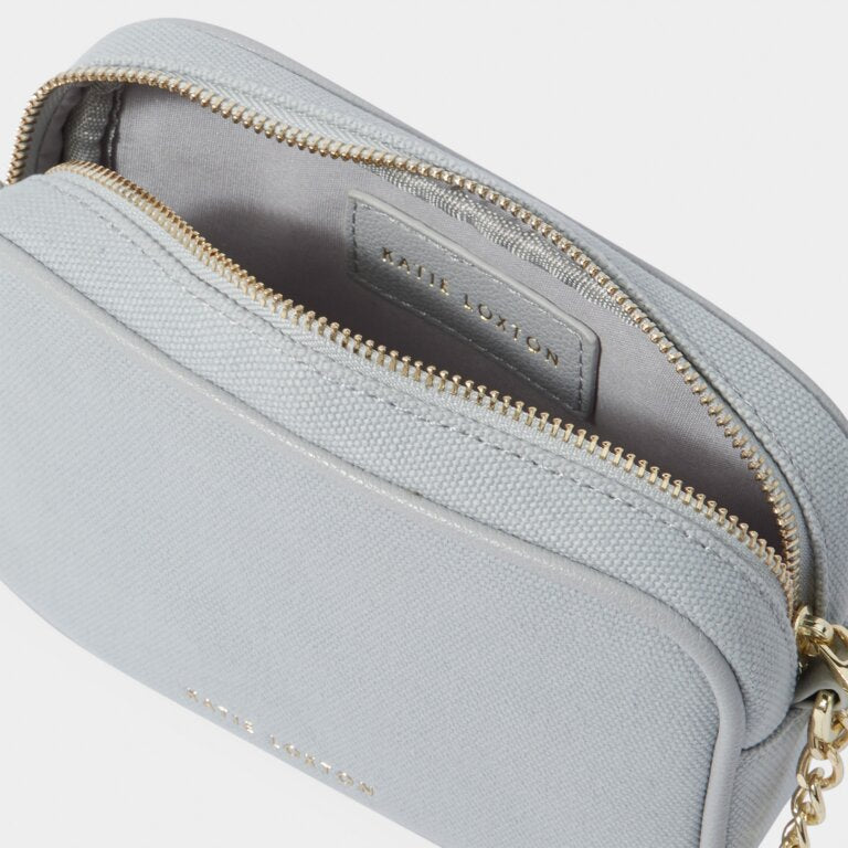 Amalfi Canvas Millie Crossbody Bags Katie Loxton Dusty Blue  