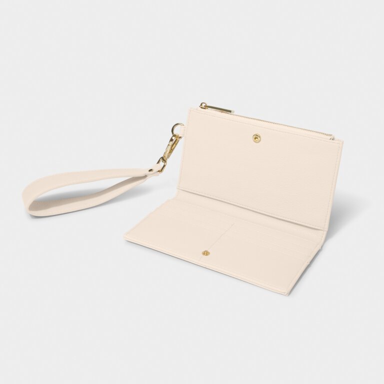 Zana Fold-Out Wristlet Bags Katie Loxton Eggshell  