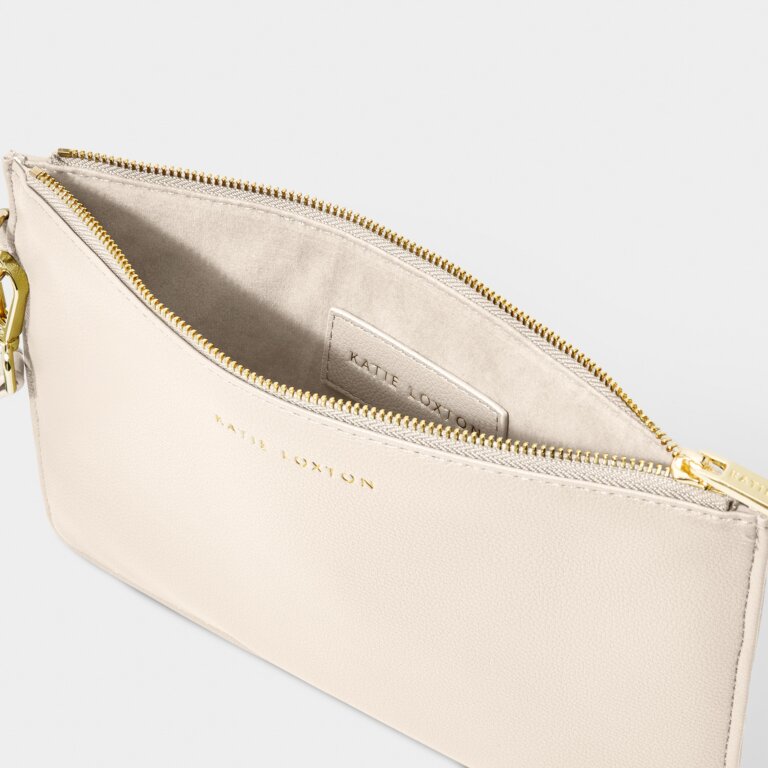 Zana Wristlet Pouch Bags Katie Loxton Eggshell  