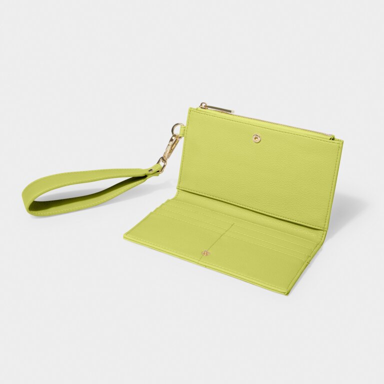 Zana Fold-Out Wristlet Bags Katie Loxton Lime Green  