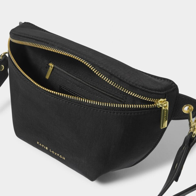 Nylon-Luxe Belt Bag Bags Katie Loxton Black  