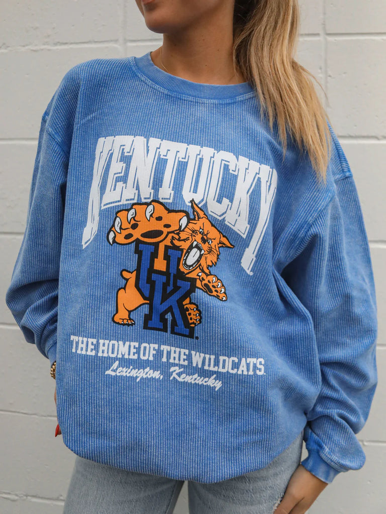 Kentucky Mascot Corded Crew Clothing Peacocks & Pearls