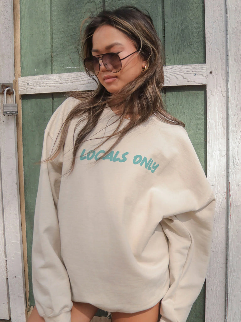 Locals Only Sweatshirt Clothing Peacocks & Pearls   