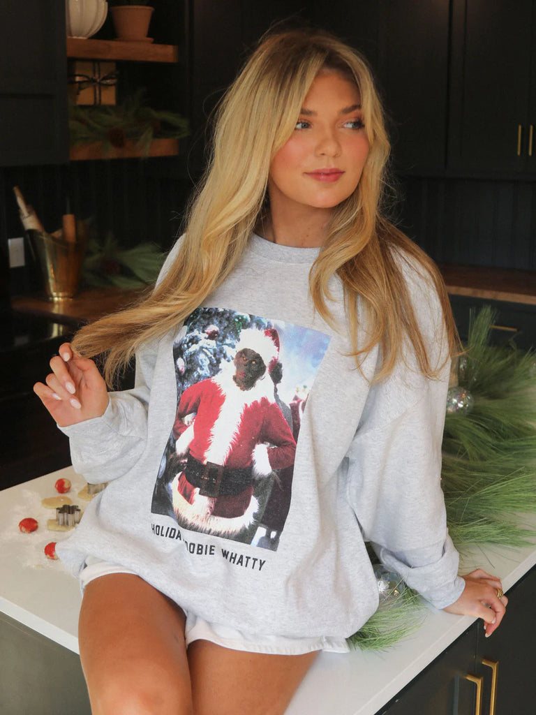 Holiday Hoobie Whatty Sweatshirt Clothing Peacocks & Pearls   