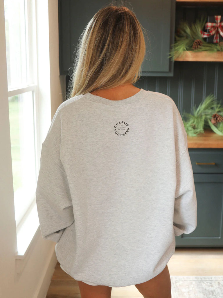 Holiday Hoobie Whatty Sweatshirt Clothing Peacocks & Pearls   