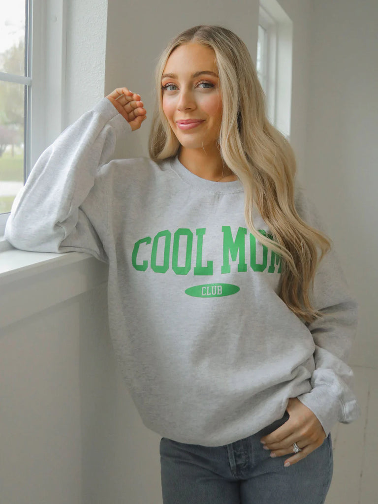 Cool Mom Sweatshirt Clothing Peacocks & Pearls   