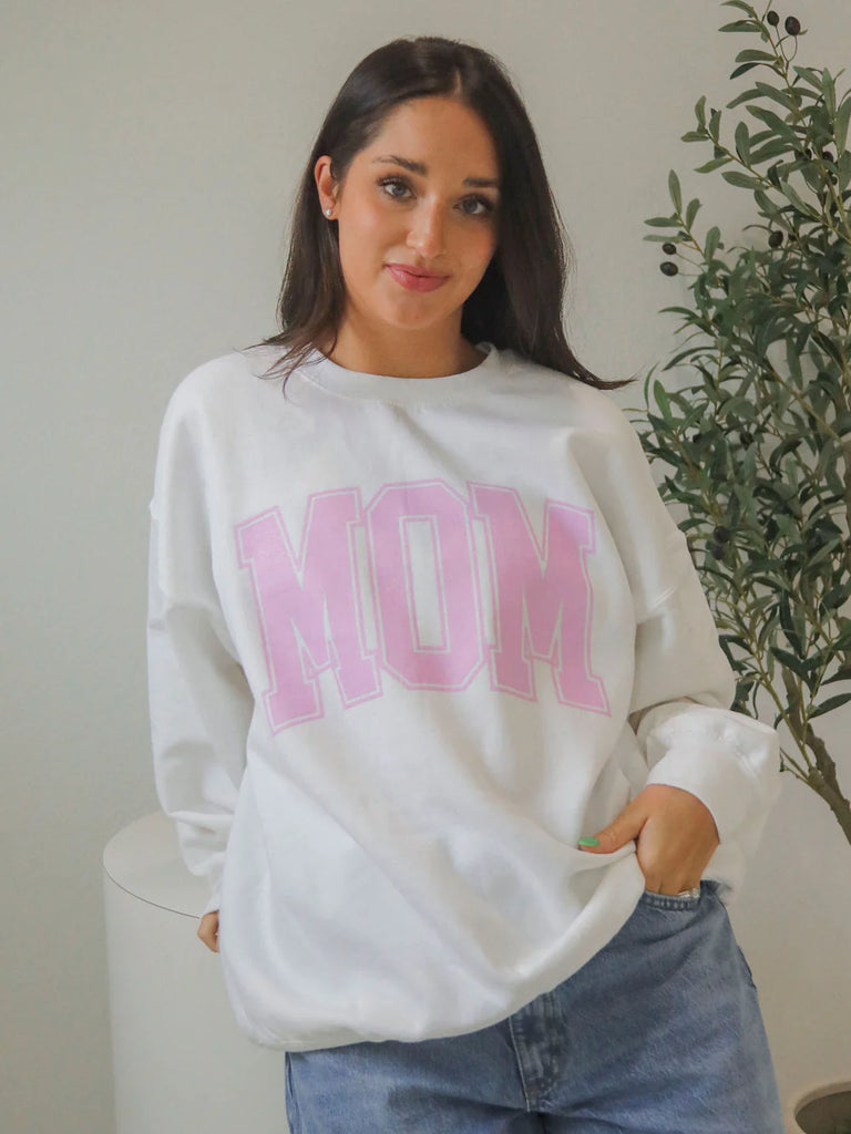 MOM Sweatshirt Clothing Peacocks & Pearls   