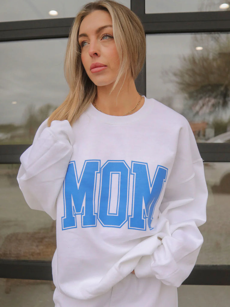 MOM Sweatshirt Clothing Peacocks & Pearls   