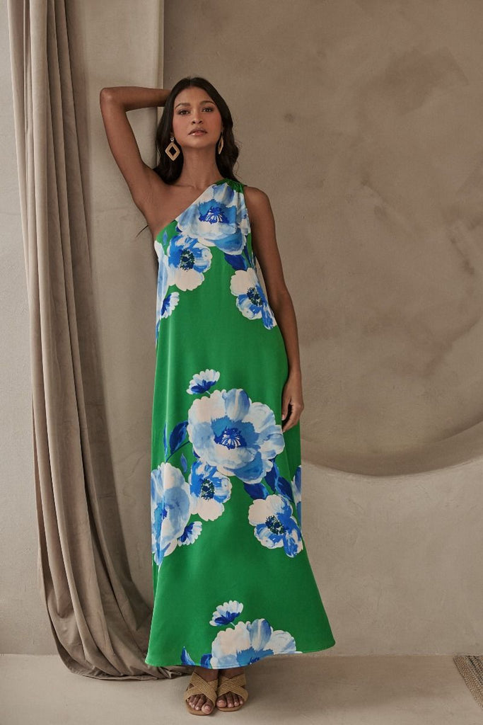 Glena Floral Maxi Dress Clothing Peacocks & Pearls