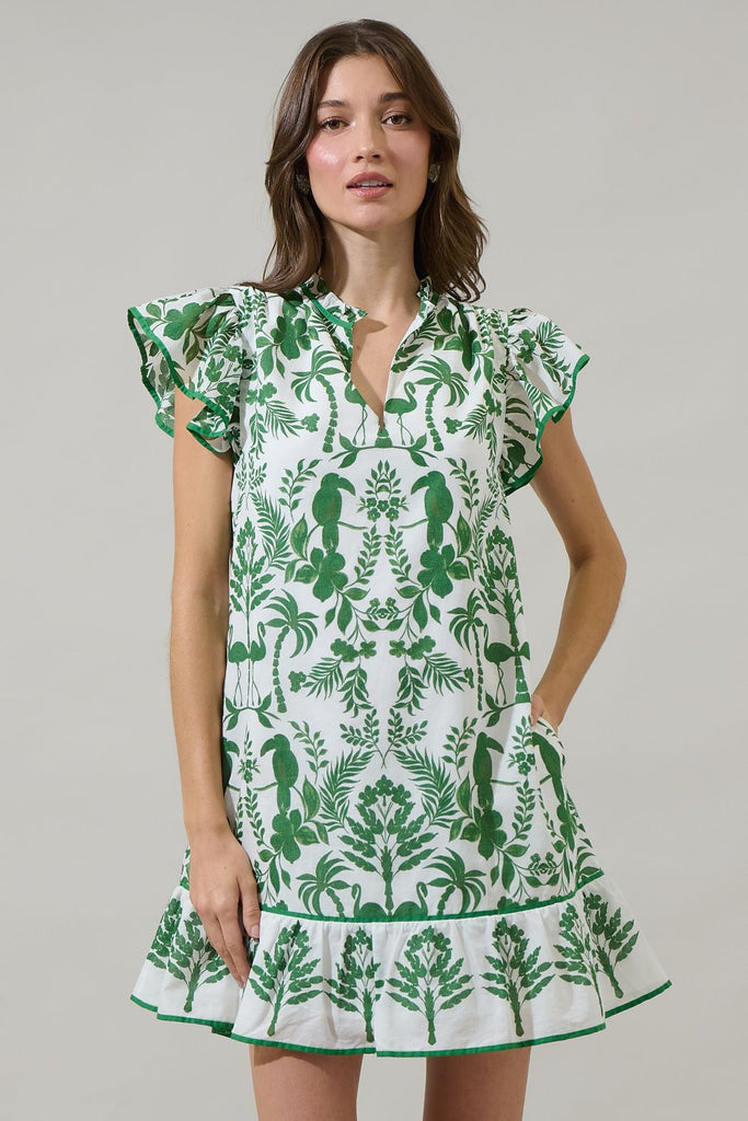 Ebba Shift Dress Clothing Peacocks & Pearls