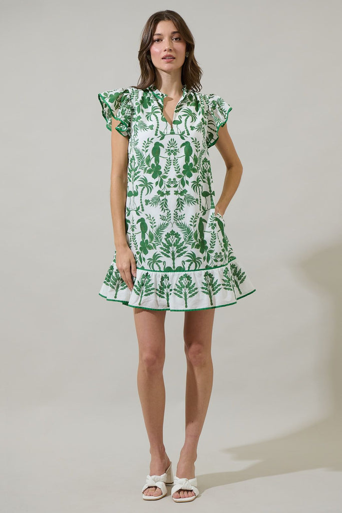 Ebba Shift Dress Clothing Peacocks & Pearls