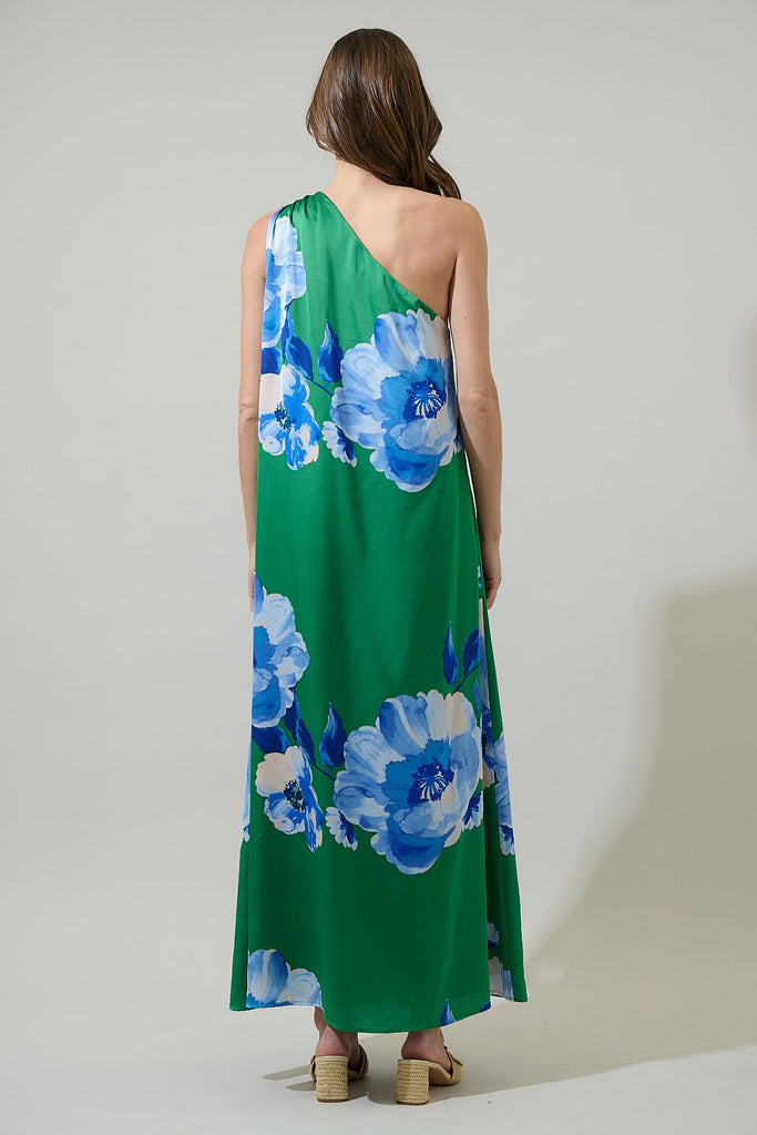 Glena Floral Maxi Dress Clothing Peacocks & Pearls