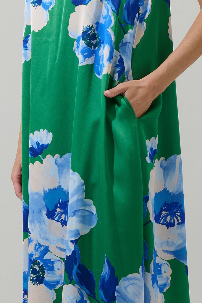 Glena Floral Maxi Dress Clothing Peacocks & Pearls