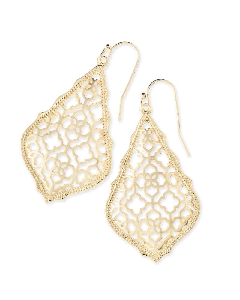 Addie Filigree Earring Jewelry Kendra Scott Gold  