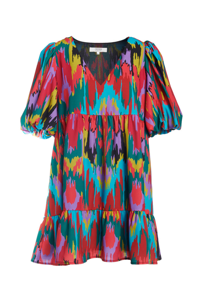 Izzy Dress  Crosby Electric Ikat XS 