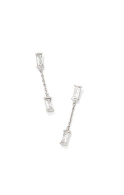 Juliette Drop Earrings Jewelry Kendra Scott Silver  