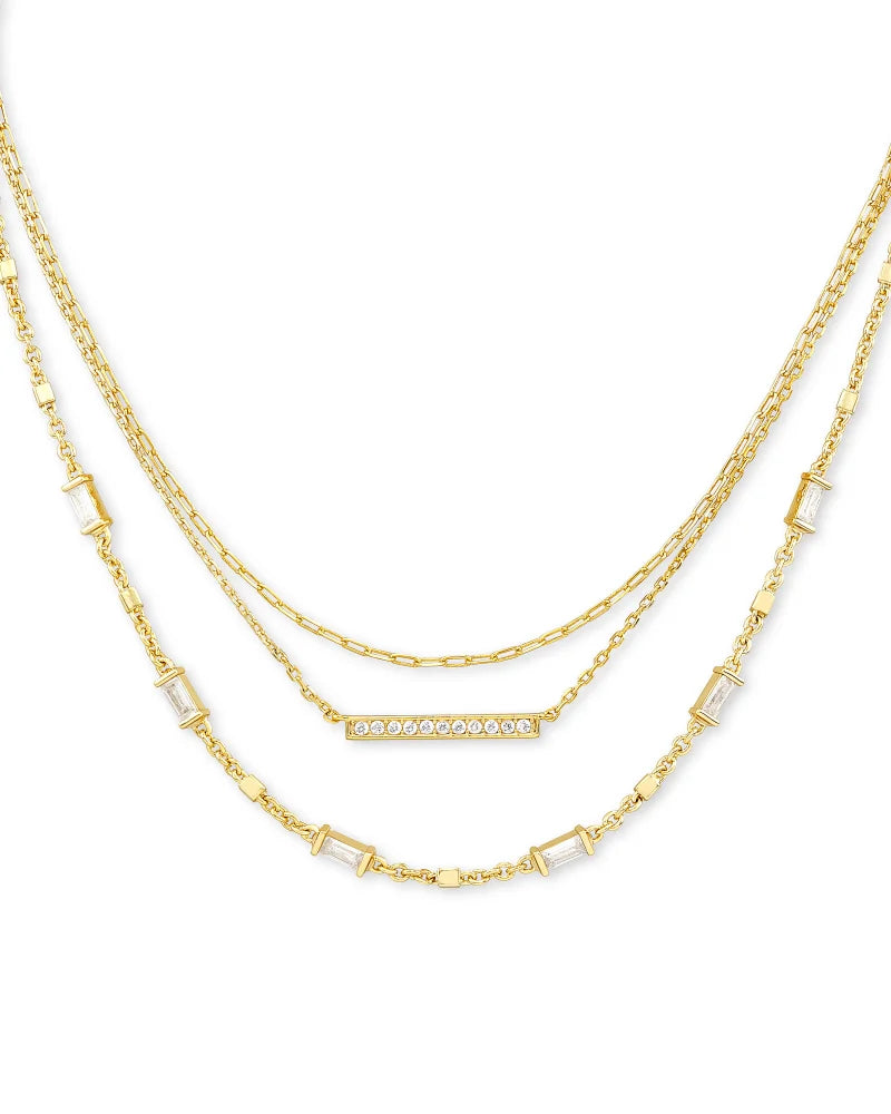 Addison Multi Strand Necklace Jewelry Kendra Scott Gold  