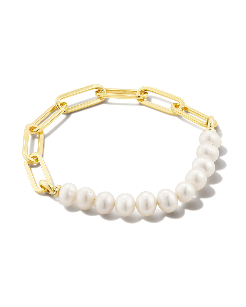 Ashton Half Chain Bracelet Jewelry Kendra Scott Gold  