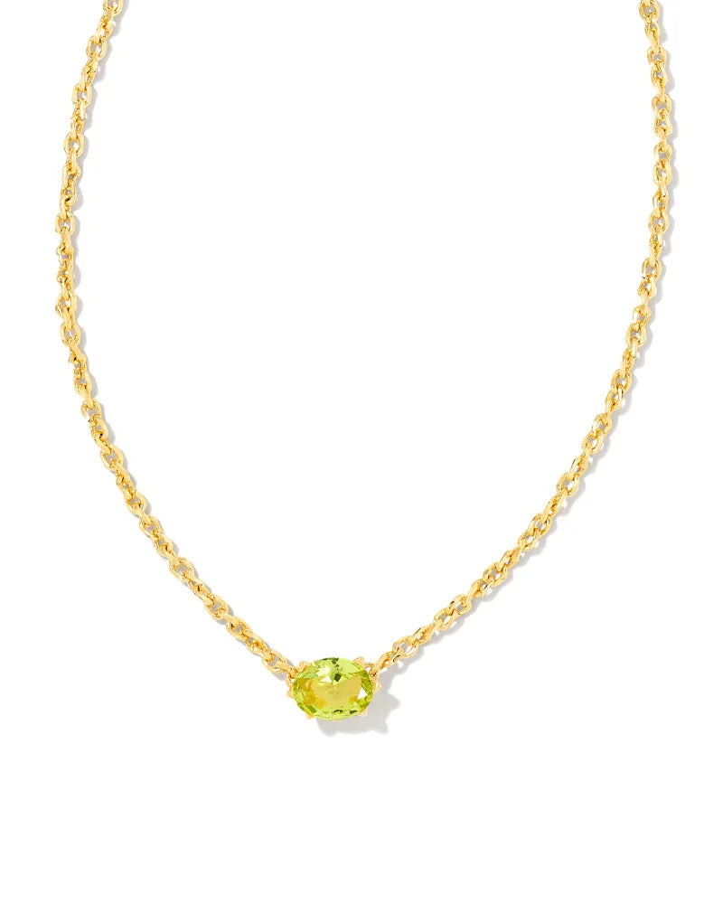 Cailin Pendant Jewelry Kendra Scott Gold Peridot Crystal  