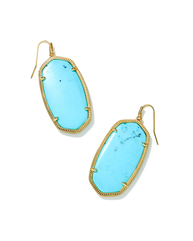 Danielle Earring Jewelry Kendra Scott Gold Blue Magensite  