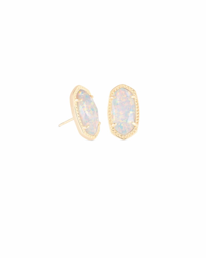 Ellie Opal Stud Jewelry Kendra Scott Gold White Opal  