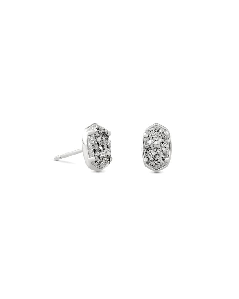 Emilie Drusy Stud Jewelry Kendra Scott Silver Platinum Drusy  