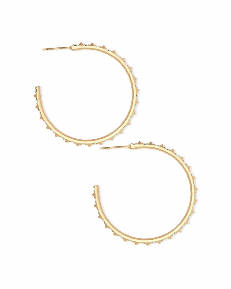 Veronica Hoop Jewelry Kendra Scott Gold  