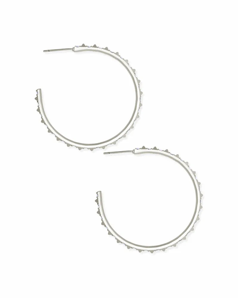 Veronica Hoop Jewelry Kendra Scott Silver  